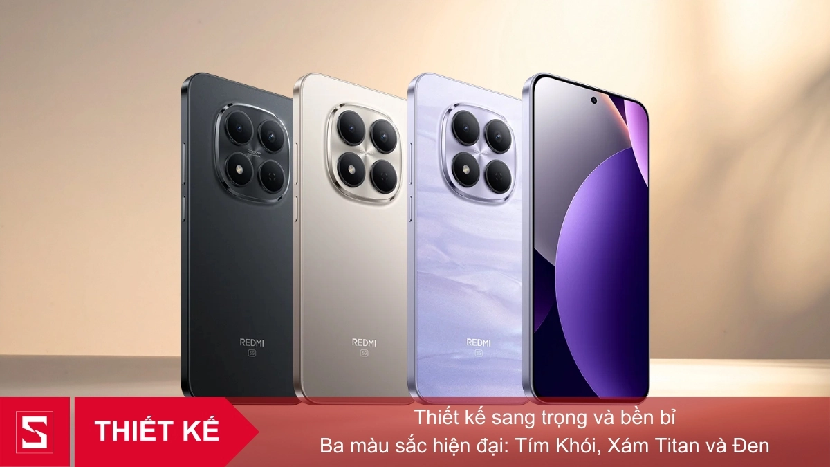 Thiết kế sang trọng & đa dạng màu sắc 