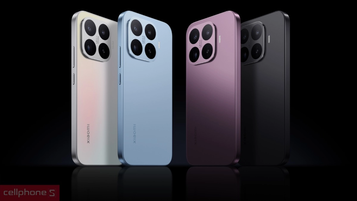Điện thoại Xiaomi 17T 12GB 512GB có 3 màu đen, trắng, tím