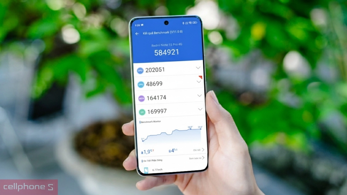 Điện thoại Xiaomi Redmi Note 17 Pro Max 5G sở hữu chip có hiệu năng mạnh mẽ