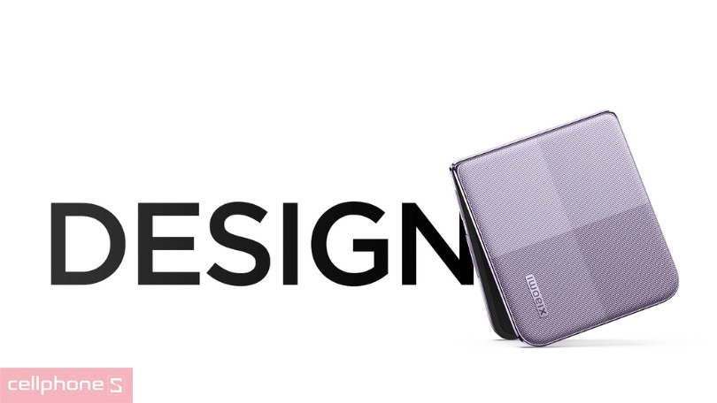 Thiết kế gập dọc kiểu vỏ sò, bản lề giữa màn hình