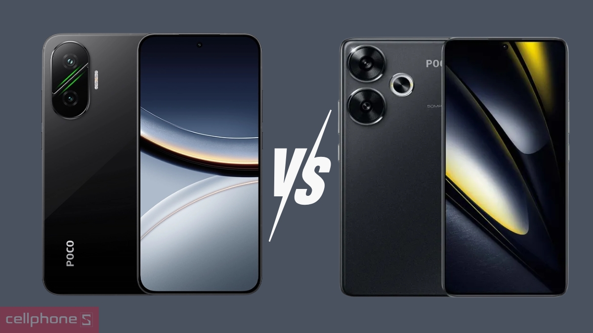So sánh điện thoại Xiaomi Poco F7 với điện thoại Xiaomi Poco F6
