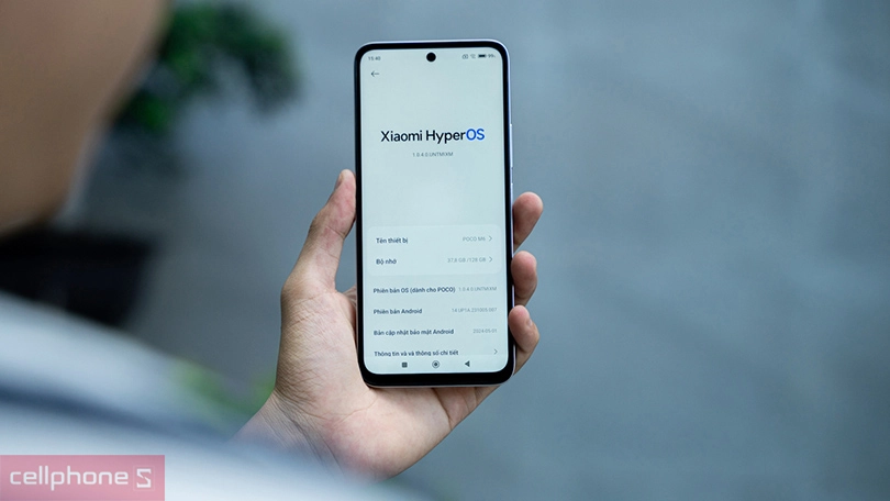 Cấu hình điện thoại Xiaomi POCO M6 Cấu hình điện thoại Xiaomi POCO M6