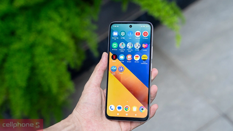 màn hình POCO M6 sắc nét, tần số quét 90hz Màn hình POCO M6