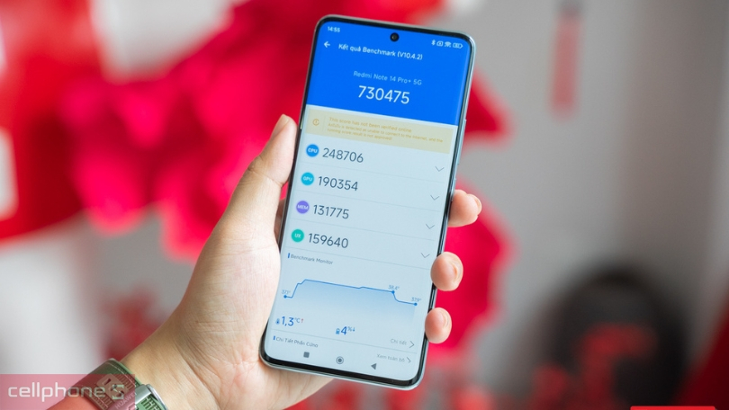 Dung lượng ROM Note 14 Pro Plus (12GB - 256GB) 
