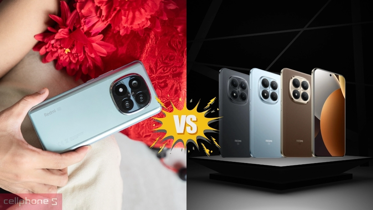 So sánh Redmi Note 14 Pro Plus và Note 15 Pro Plus