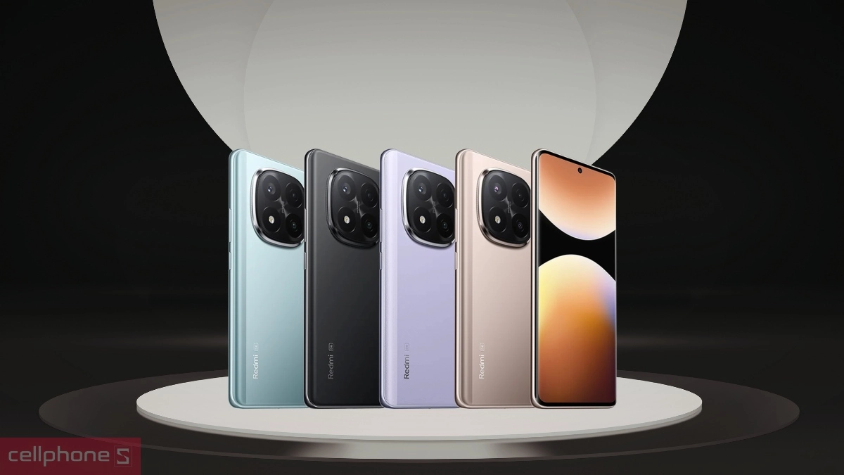 Đa dạng phiên bản màu, tùy chọn dung lượng của điện thoại Xiaomi Redmi Note 14 Pro Plus