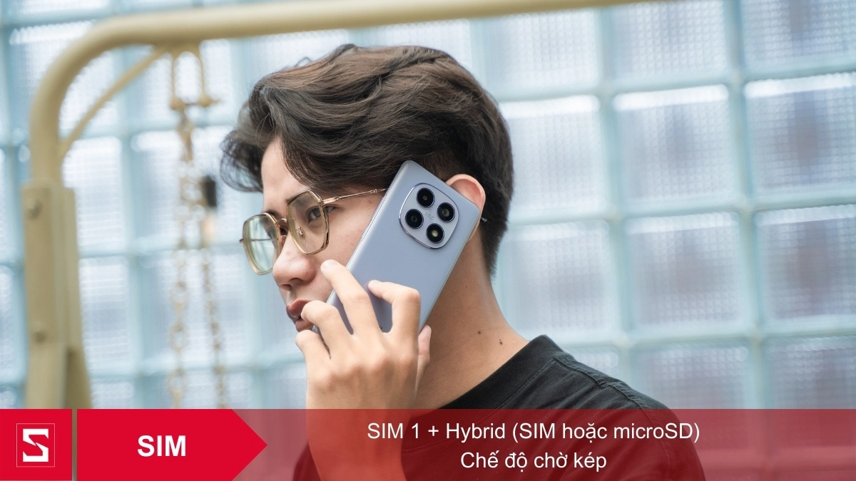 Note 15 có SIM 1 + Hybrid (SIM hoặc microSD)