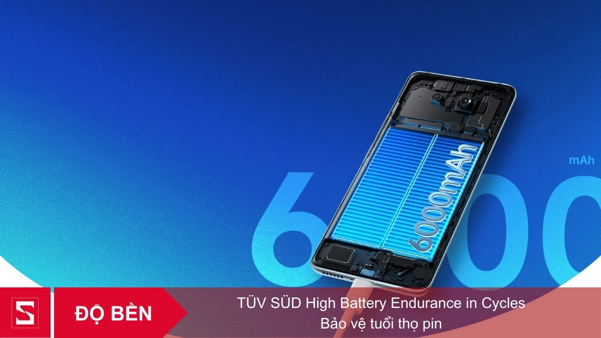 Redmi Note 15 sở hữu hiệu suất pin bền bỉ 