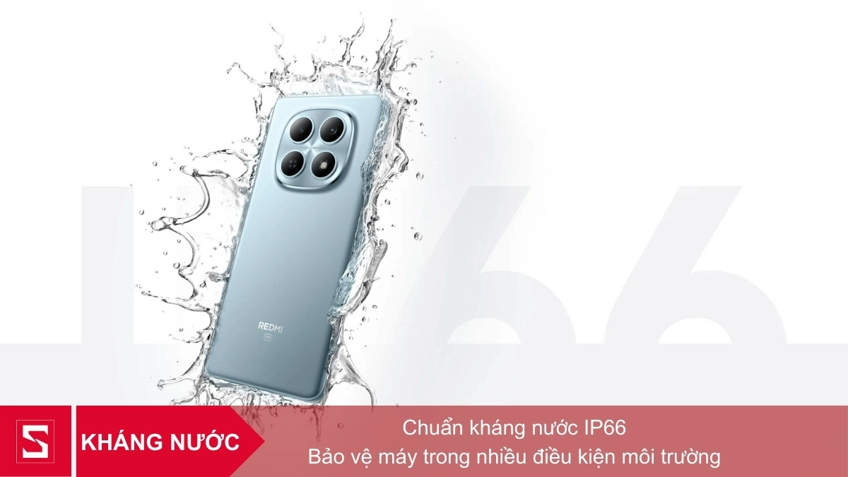 Chuẩn IP66 kháng bụi và nước
