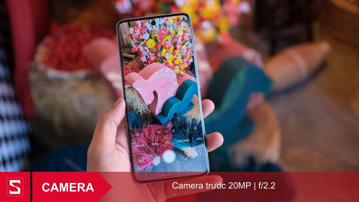 Camera trước 20MP cho chân dung tự nhiên