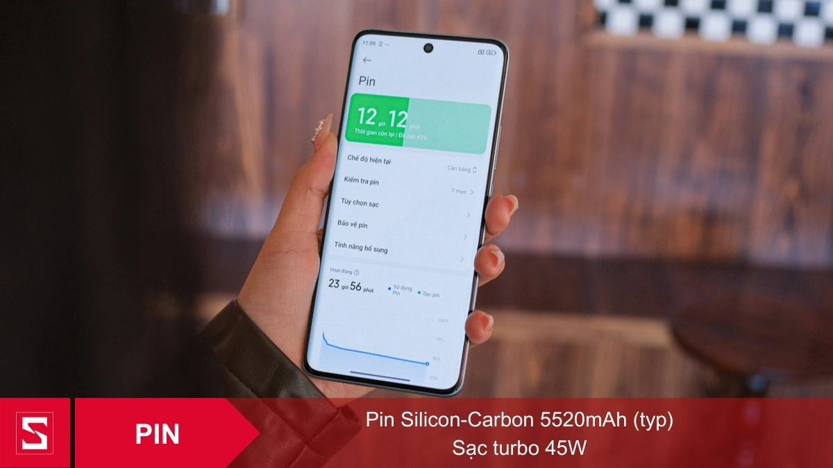 Redmi Note 15 5G sử dụng viên pin có dung lượng 5520mAh
