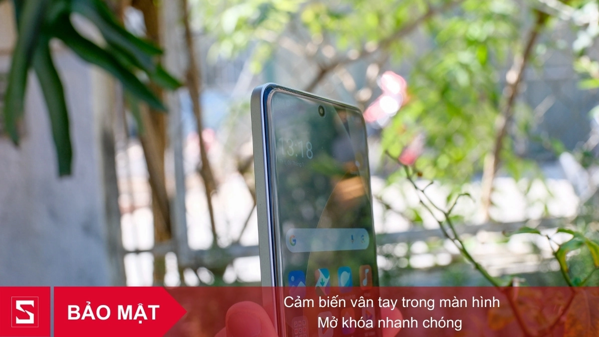 Redmi Note 15 Pro 4G trang bị vân tay trong màn hình