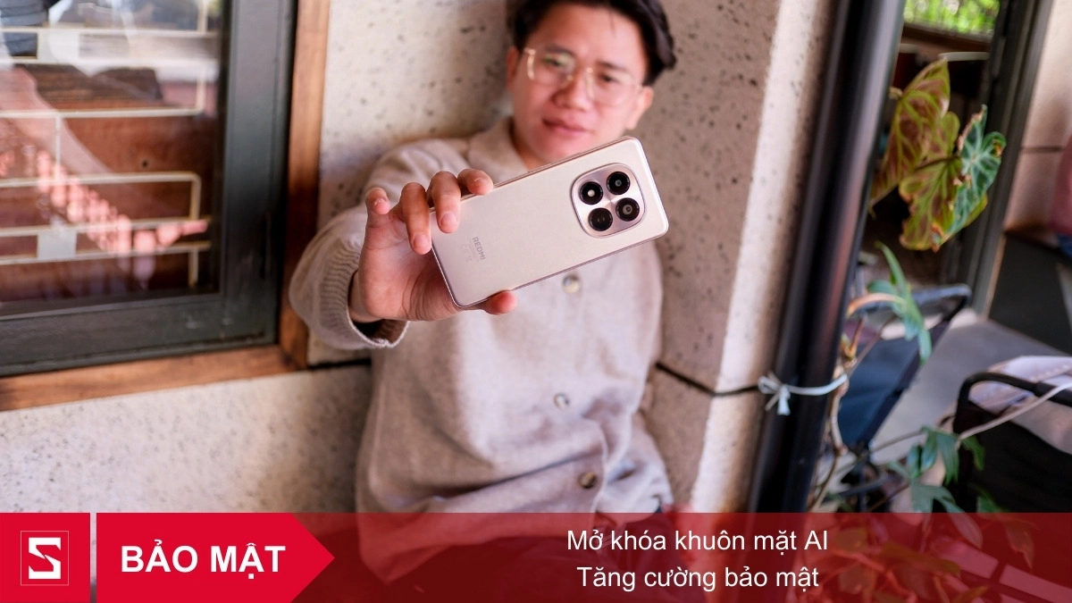 Note 15 bản Pro hỗ trợ mở khóa khuôn mặt AI