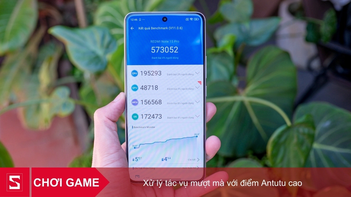 Trải nghiệm chơi game trên Redmi Note 15 Pro
