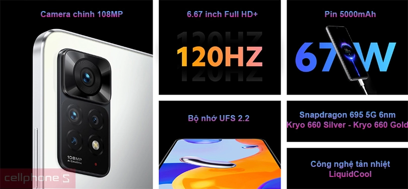 Điện thoại Redmi Note 11 Pro 5G