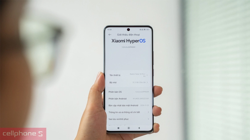 Cách kiểm tra điện thoại Redmi Note 14 chính hãng