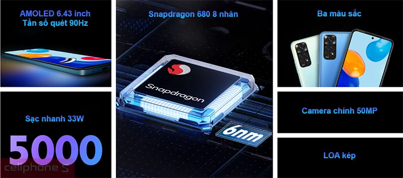 Đánh giá điện thoại Xiaomi Redmi Note 11