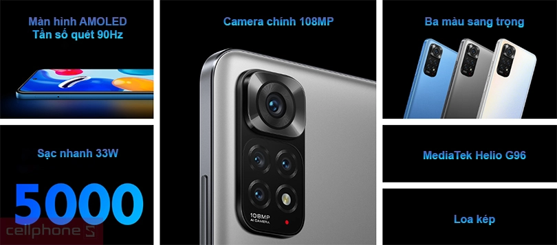Điện thoại Xiaomi Redmi Note 11S