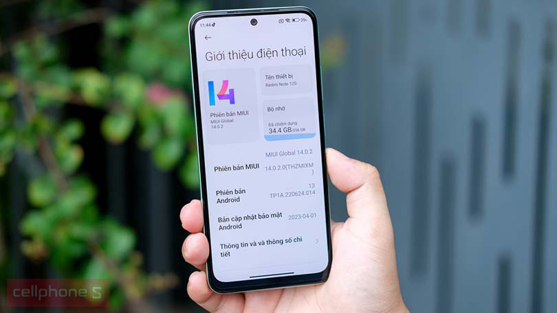 Đánh giá điện thoại Xiaomi Redmi Note 12S