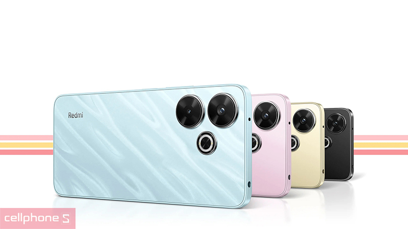 Thiết kế Redmi 13 thời trang nhiều màu sắc