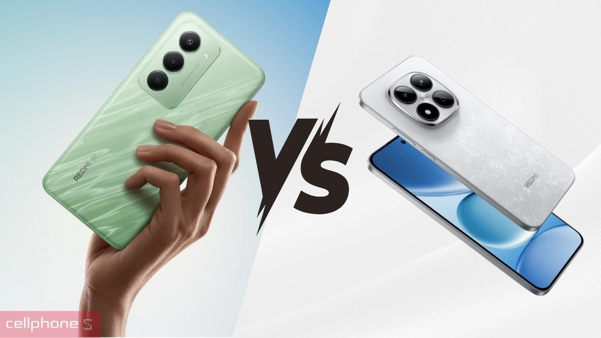 So sánh Redmi 15 5G và Redmi Note 15 5G