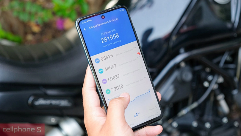 Cấu hình điện thoại ZTE Blade V40