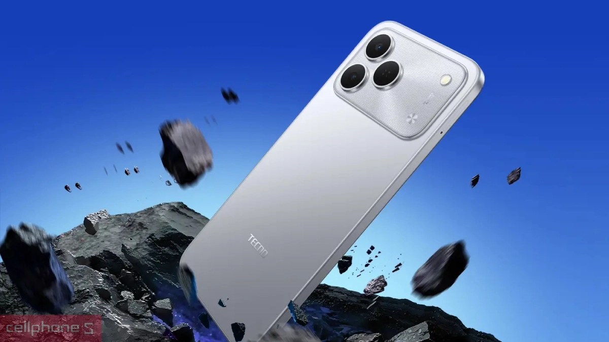 TECNO Spark 50 có khung máy chịu rơi và chuẩn kháng nước IP64