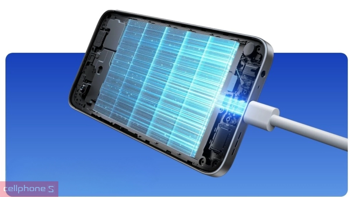 TECNO Spark 50 trang bị pin 6.700mAh cùng sạc nhanh 18W