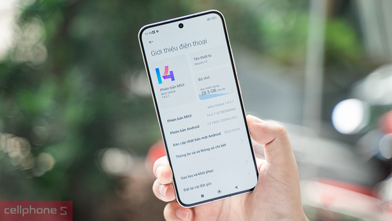 Xiaomi 13 cũ đã kích hoạt 