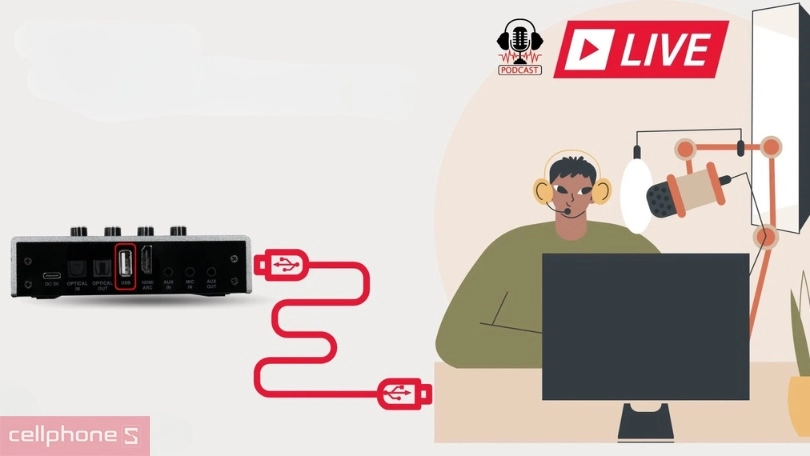 Micro không dây Acnos MI30U Pro - Sử dụng tiện lợi cho nhiều nhu cầu