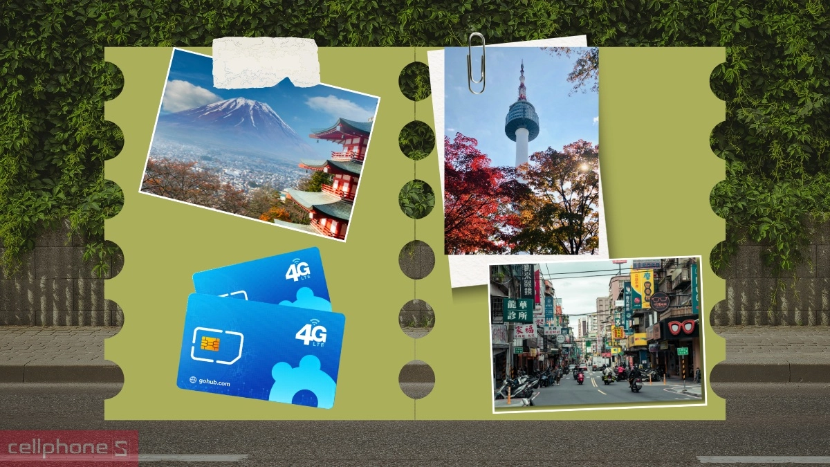 eSIM du lịch Đông Á