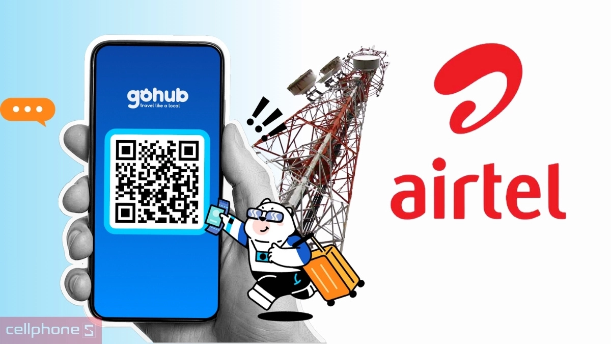 Hạ tầng màng hàng đầu eSIM du lịch Gohub Ấn Độ 2GB - 5 ngày