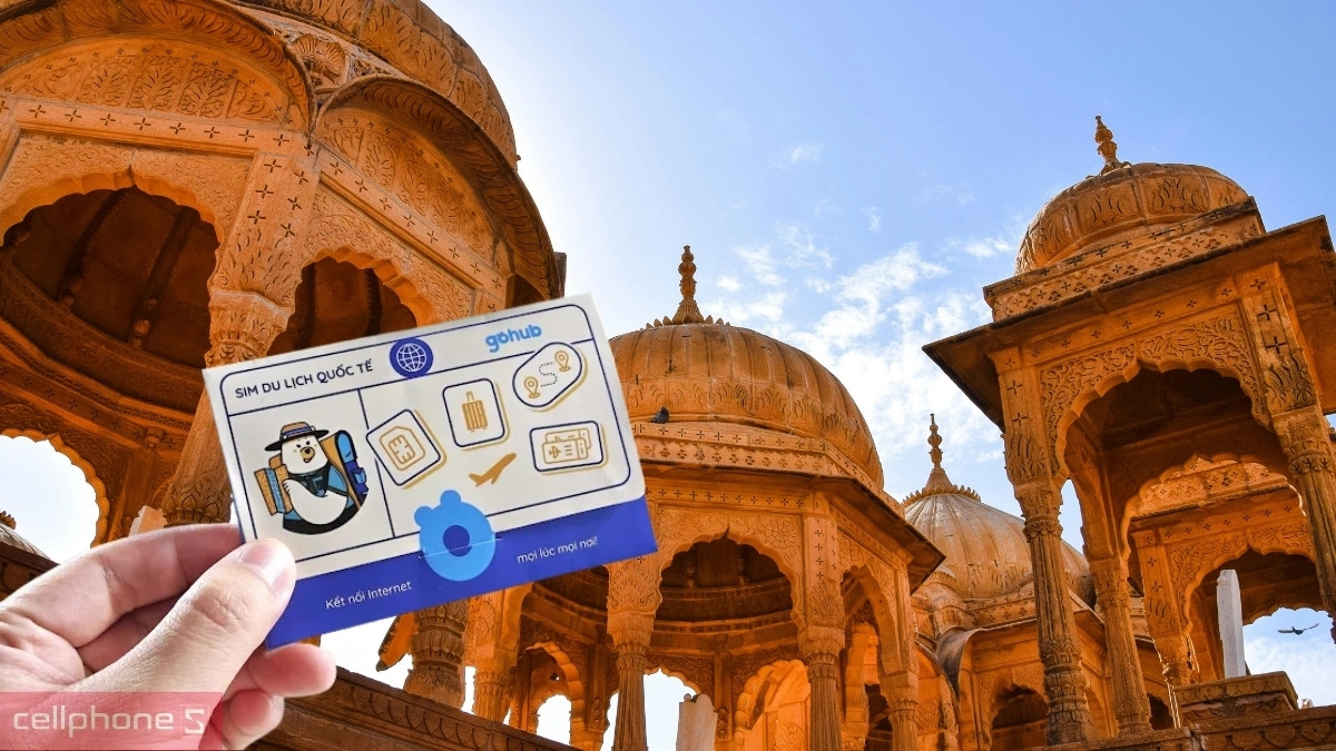 Dung lượng eSIM du lịch Gohub Ấn Độ 2GB - 5 ngày