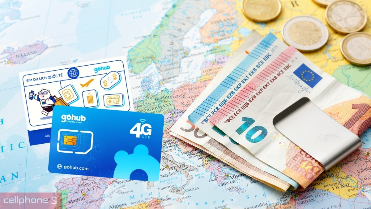 Công nghệ eSIM du lịch Gohub Châu Âu 33 quốc gia 2GB 15 ngày