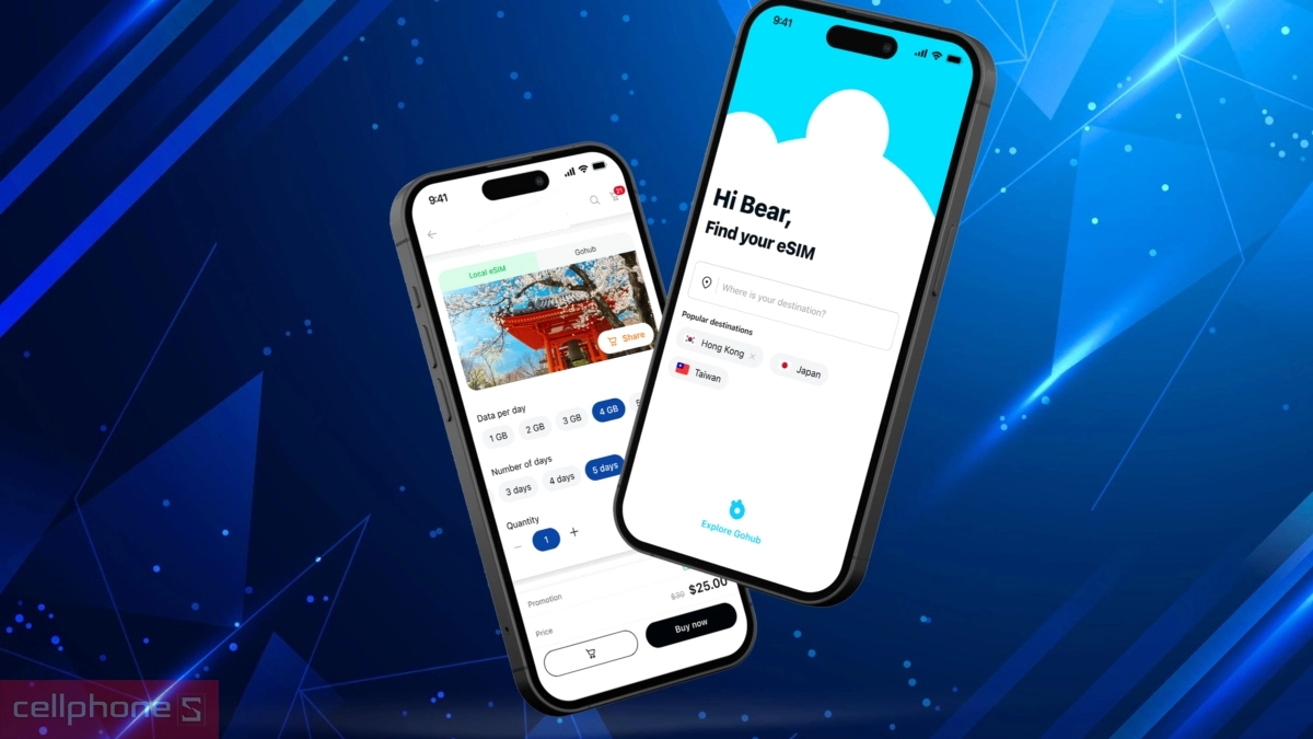 Dung lượng eSIM du lịch Gohub Indonesia 2GB - 3 ngày