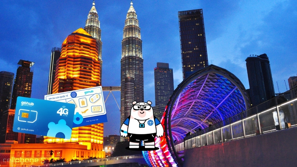 Kết nối eSIM du lịch Gohub Malaysia 2GB - 5 ngày