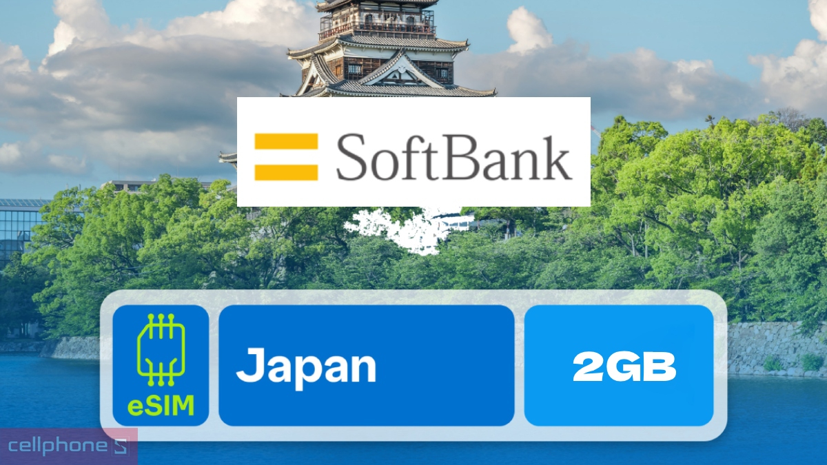 Hạ tầng eSIM du lịch Gohub Nhật Bản 2GB 7 ngày