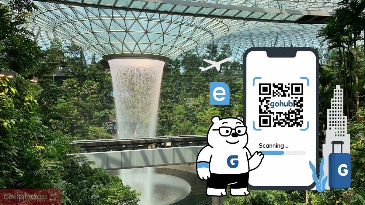 Kích hoạt eSIM du lịch GoHub Singapore 2GB - 3 ngày