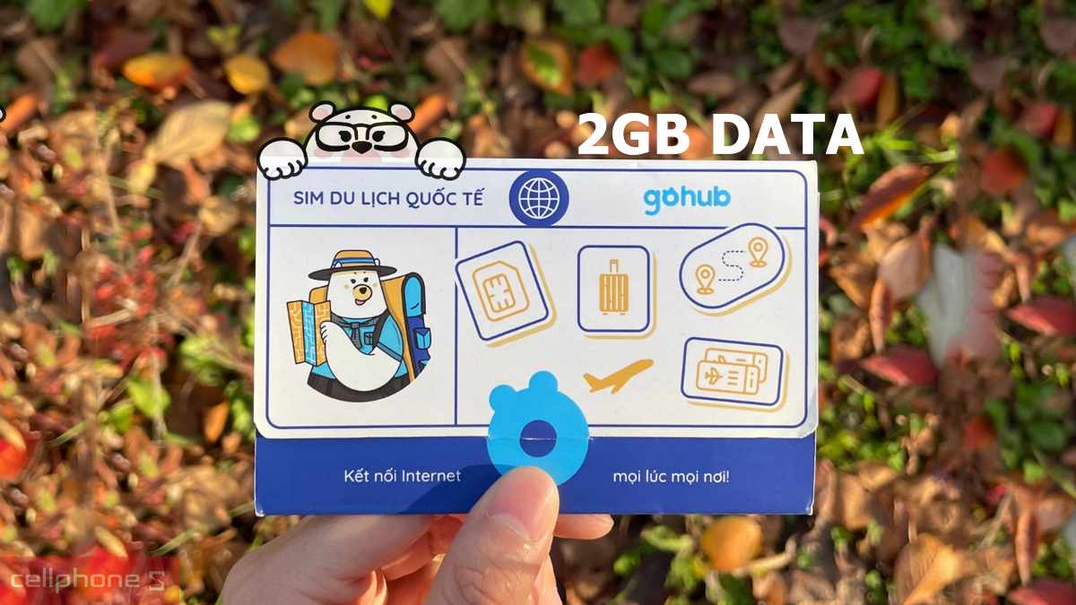 Dung lượng eSIM du lịch Gohub Taiwan 2GB - 7 ngày