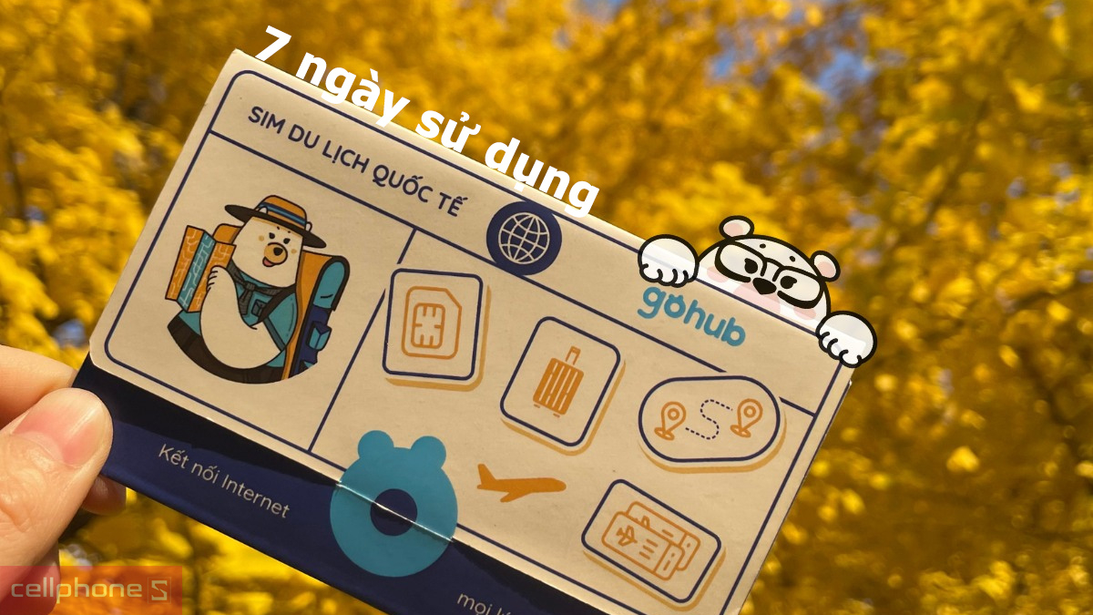 Thời hạn eSIM du lịch Gohub Taiwan 2GB - 7 ngày