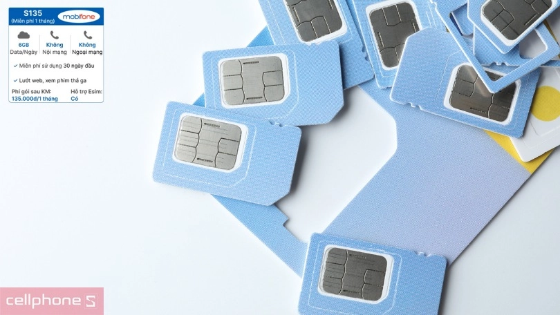 Dung lượng Sim 4G Mobifone S135