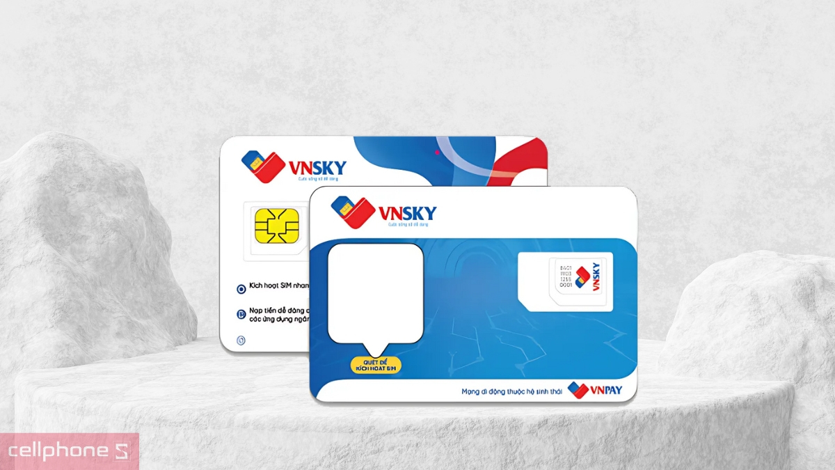 Dung lượng data Sim 4G VNSKY 3T5G119 9GB/ngày