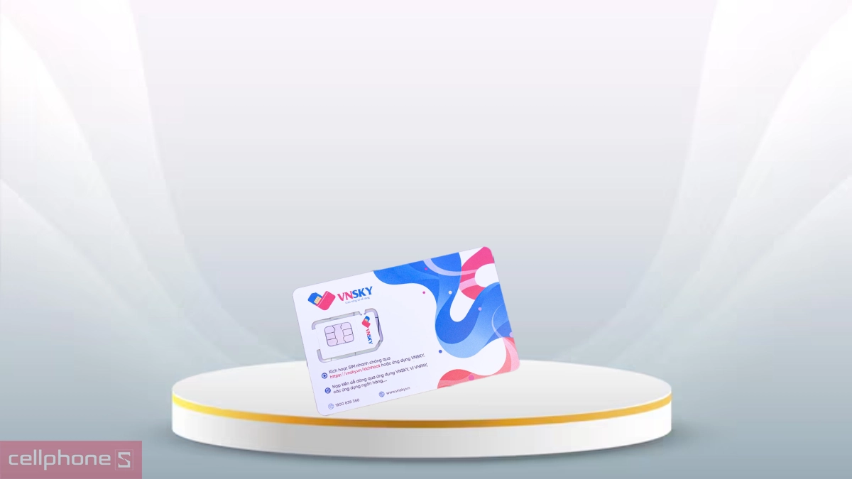 Dung lượng Sim 4G VNSKY 5G119 9GB/ngày