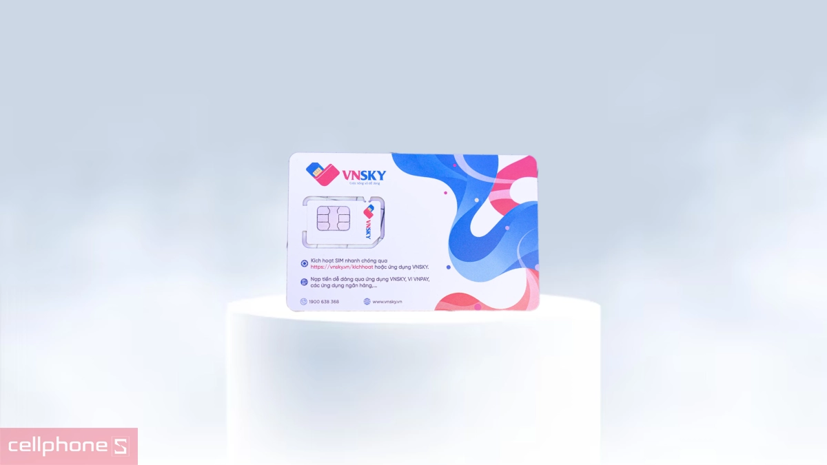 Cú pháp đăng ký Sim 4G VNSKY 5G119 9GB/ngày