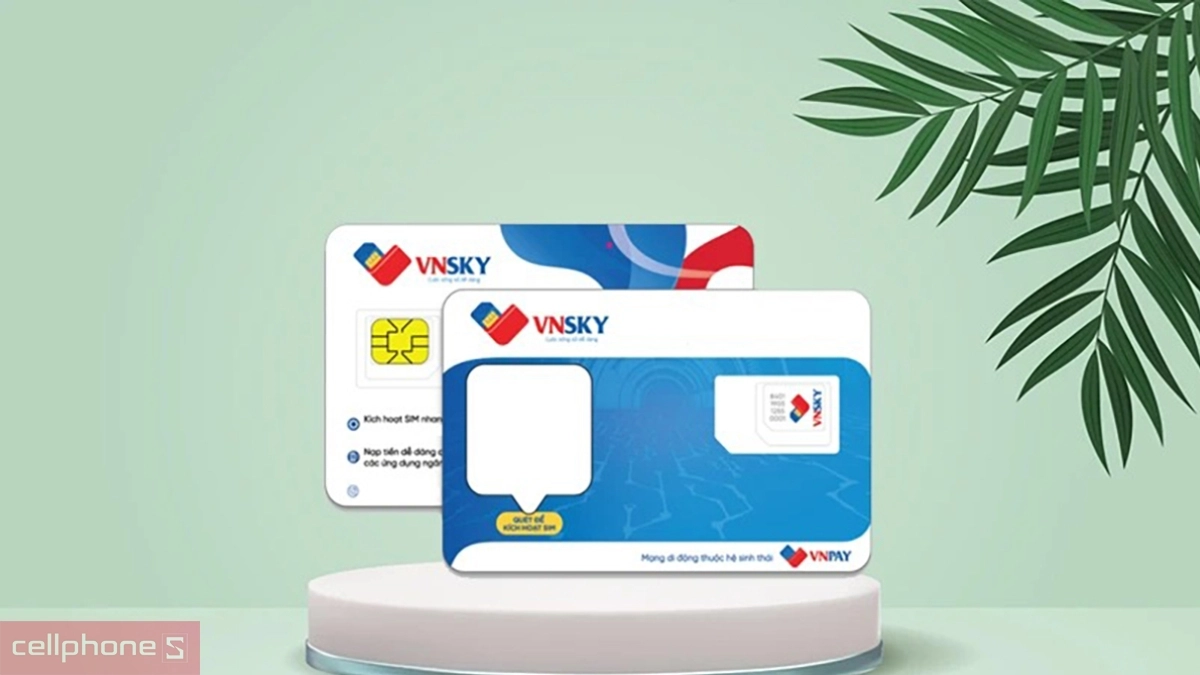 Tiện ích Sim 4G Vnsky 6T5G119 9GB/ngày