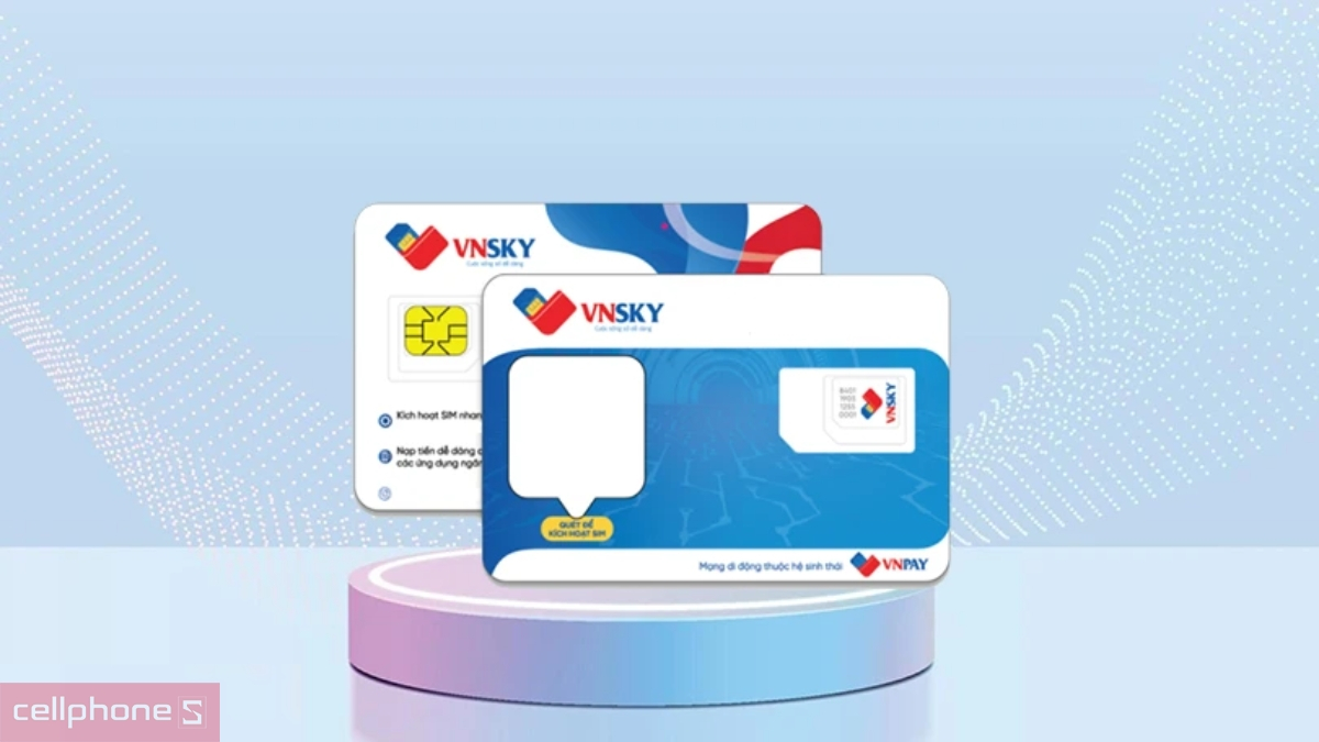 Ưu đãi Sim 4G Vnsky 6T5G119 9GB/ngày