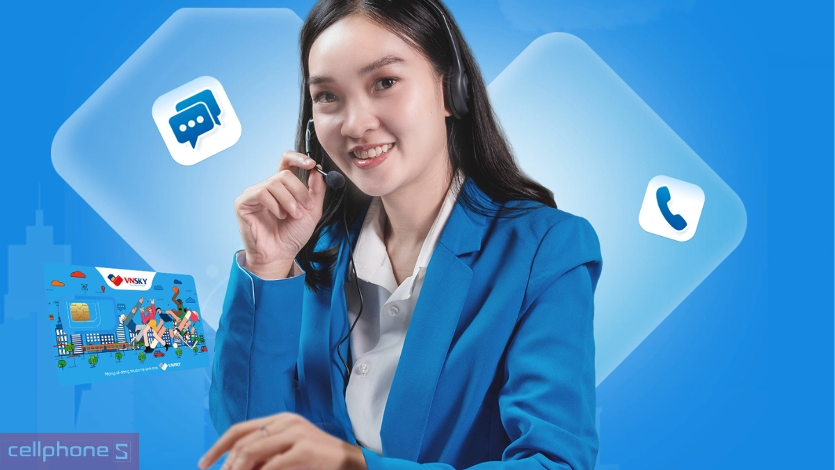 Sim 5G VNSKY 5G109 8GB ngày free 6 tháng - Data lớn, truy cập Internet mượt mà