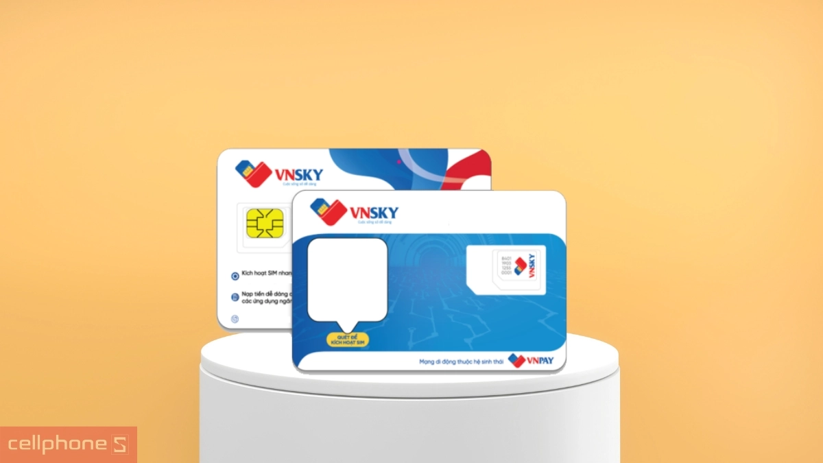 SIM 5G VNSKY 5G119 9GB/ngày Free 3 tháng - Data khủng, ưu đãi gọi linh hoạt