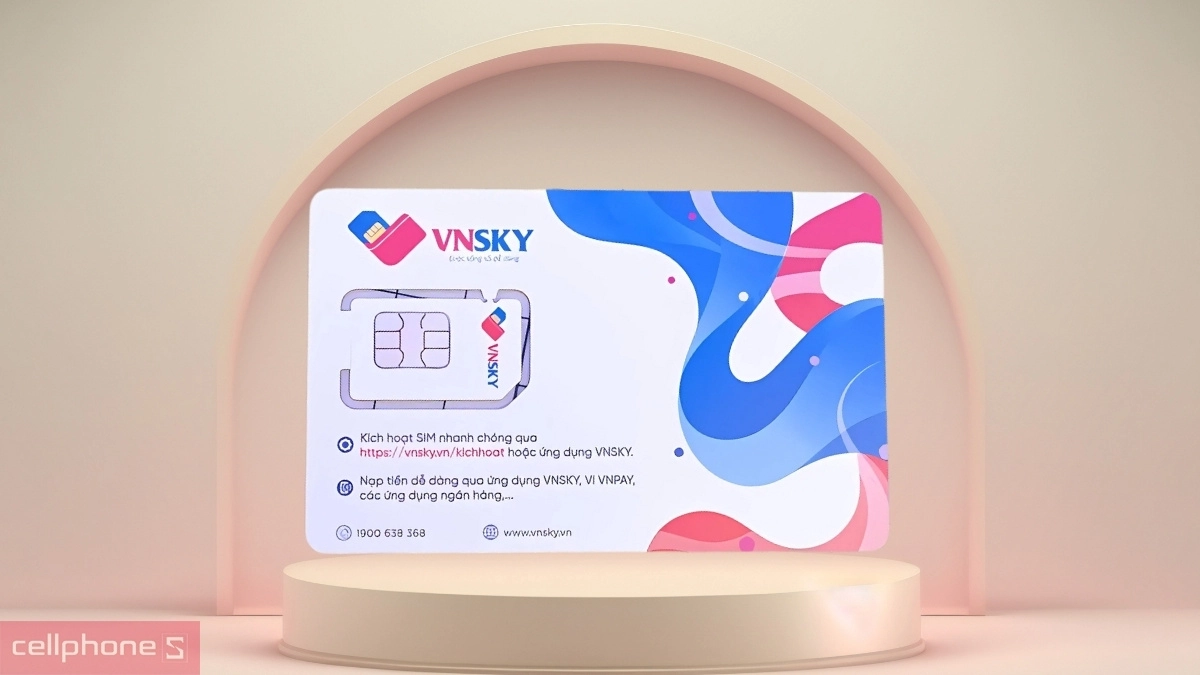Sim 5G VNSKY 5G119 9GB/ngày Free 6 tháng - Trải nghiệm kết nối tốc độ cao