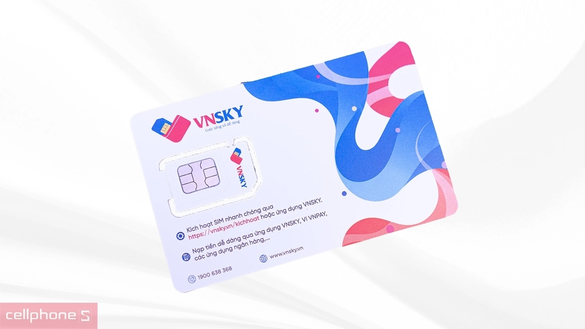 Sim 5G VNSKY 5G119 9GB/ngày Free 6 tháng - Trải nghiệm kết nối tốc độ cao